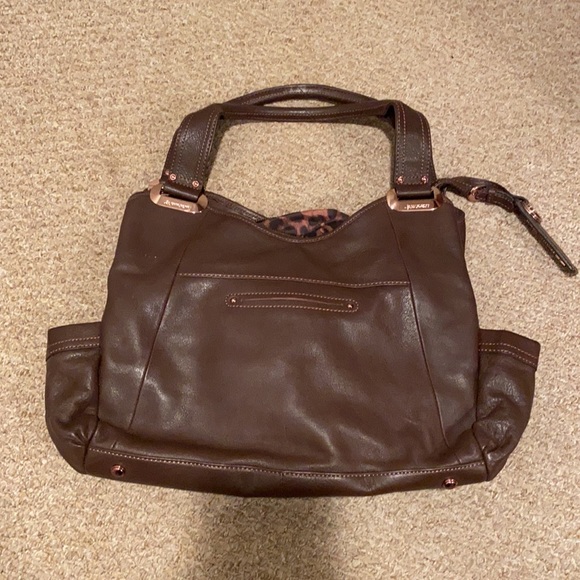 B. MAKOWSKY LEATHER BROWN BAG - Picture 5 of 9